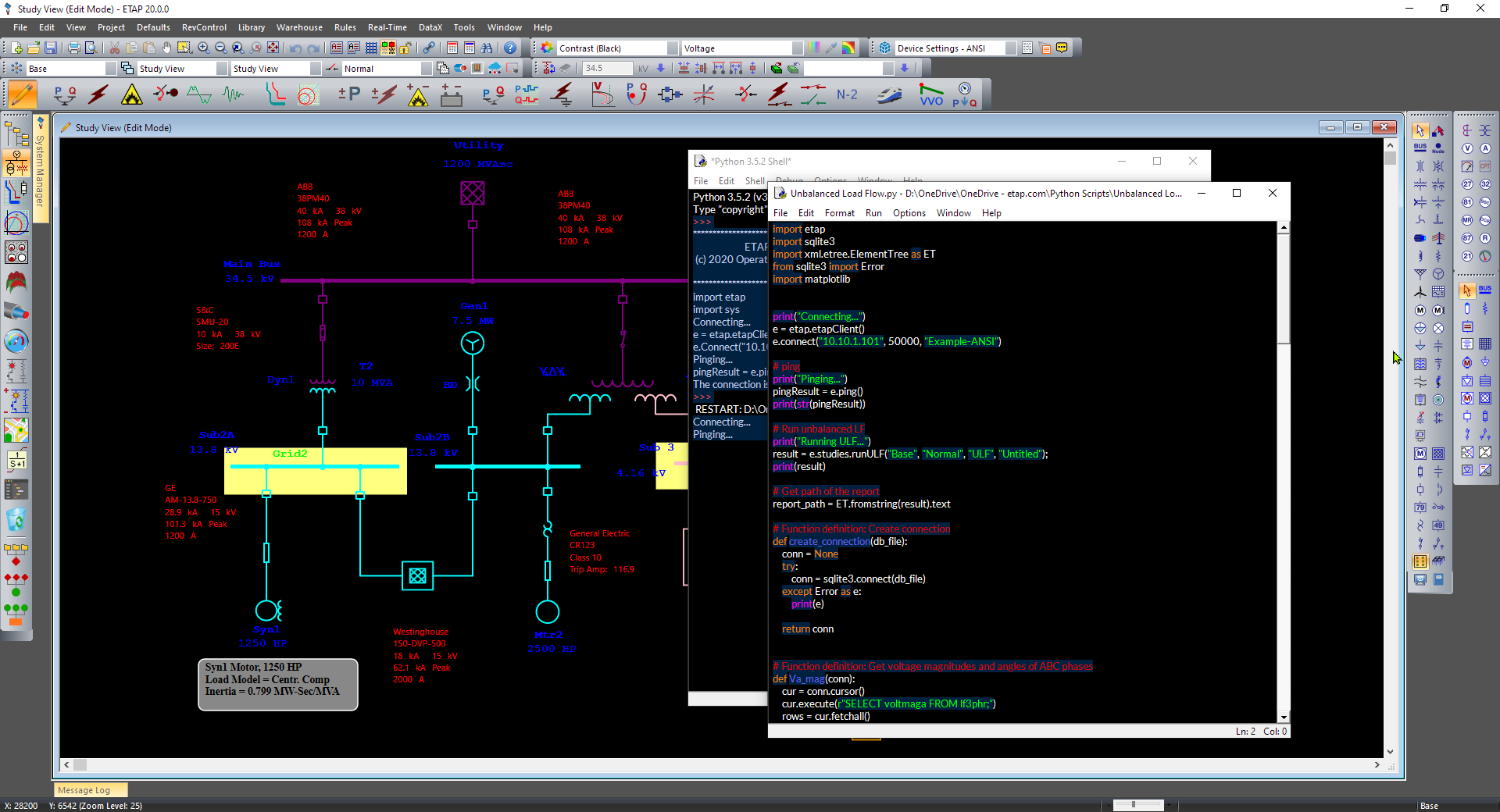 Power System Design, Reporting, Tracking, & Scripting Tools