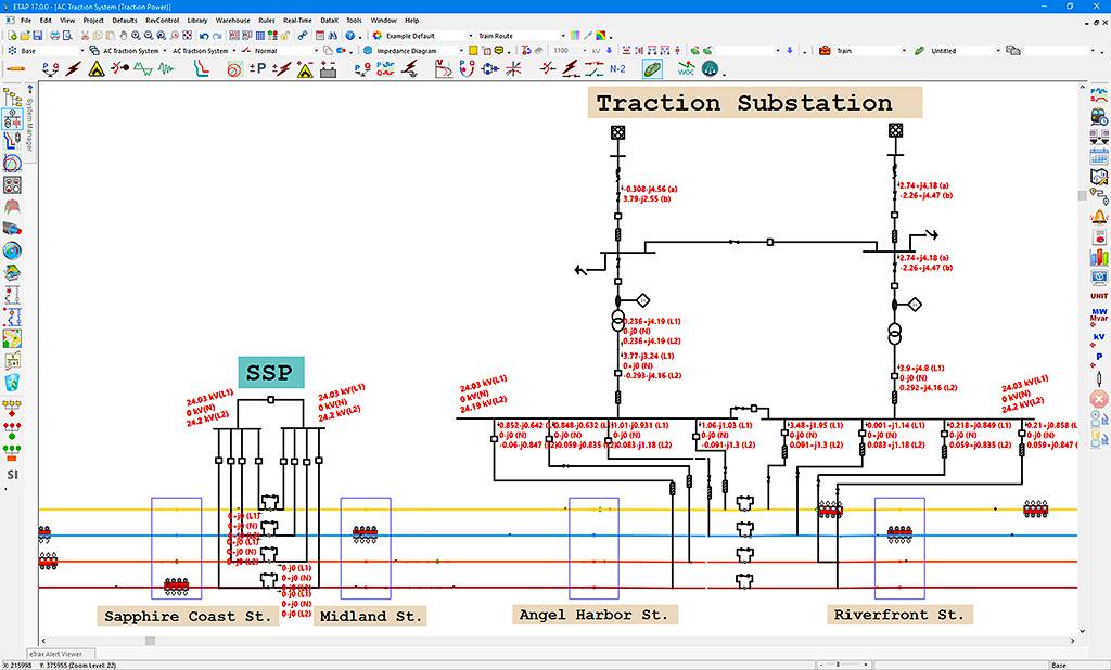 Intelligent Traction One-Line Diagram