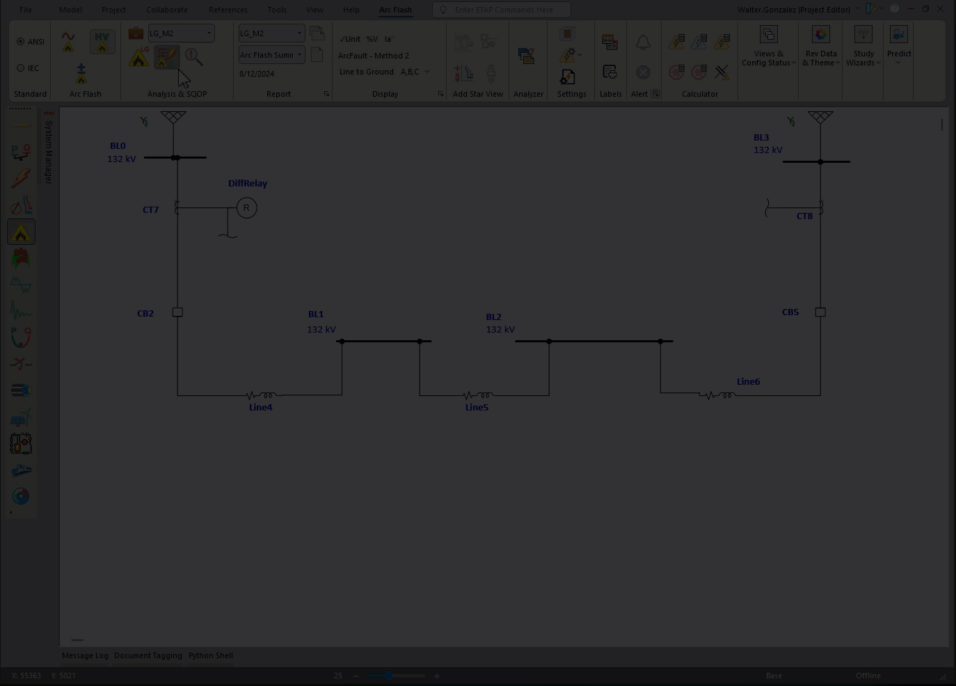 ETAP ArcFault High Voltage Arc Flash Software, OSHA 1910.269 Appendix E