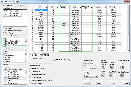 ETAP-Arc-Flash-Result-Analyzer-when-using-IEC-and-User-Defined-Calculations