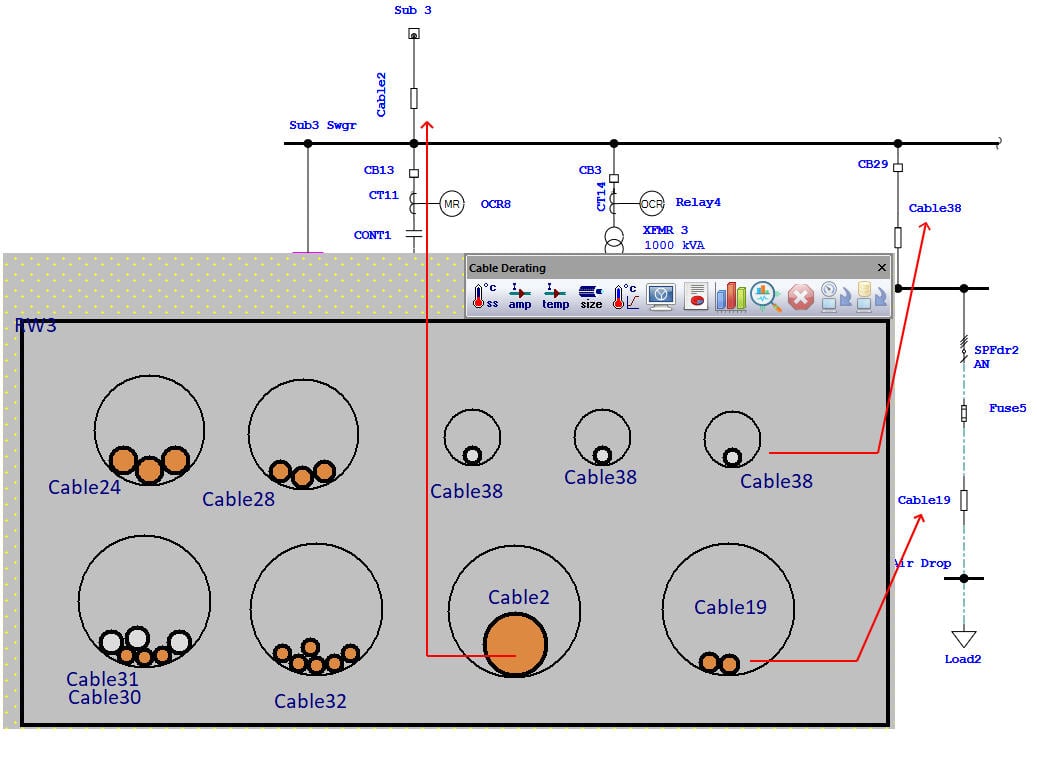 Cables inside underground raceways - IEC 60287, Neher-McGrath