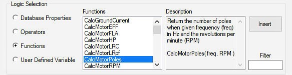 ETAP Universal Mapping Functions ETAP Universal Mapping Functions interface