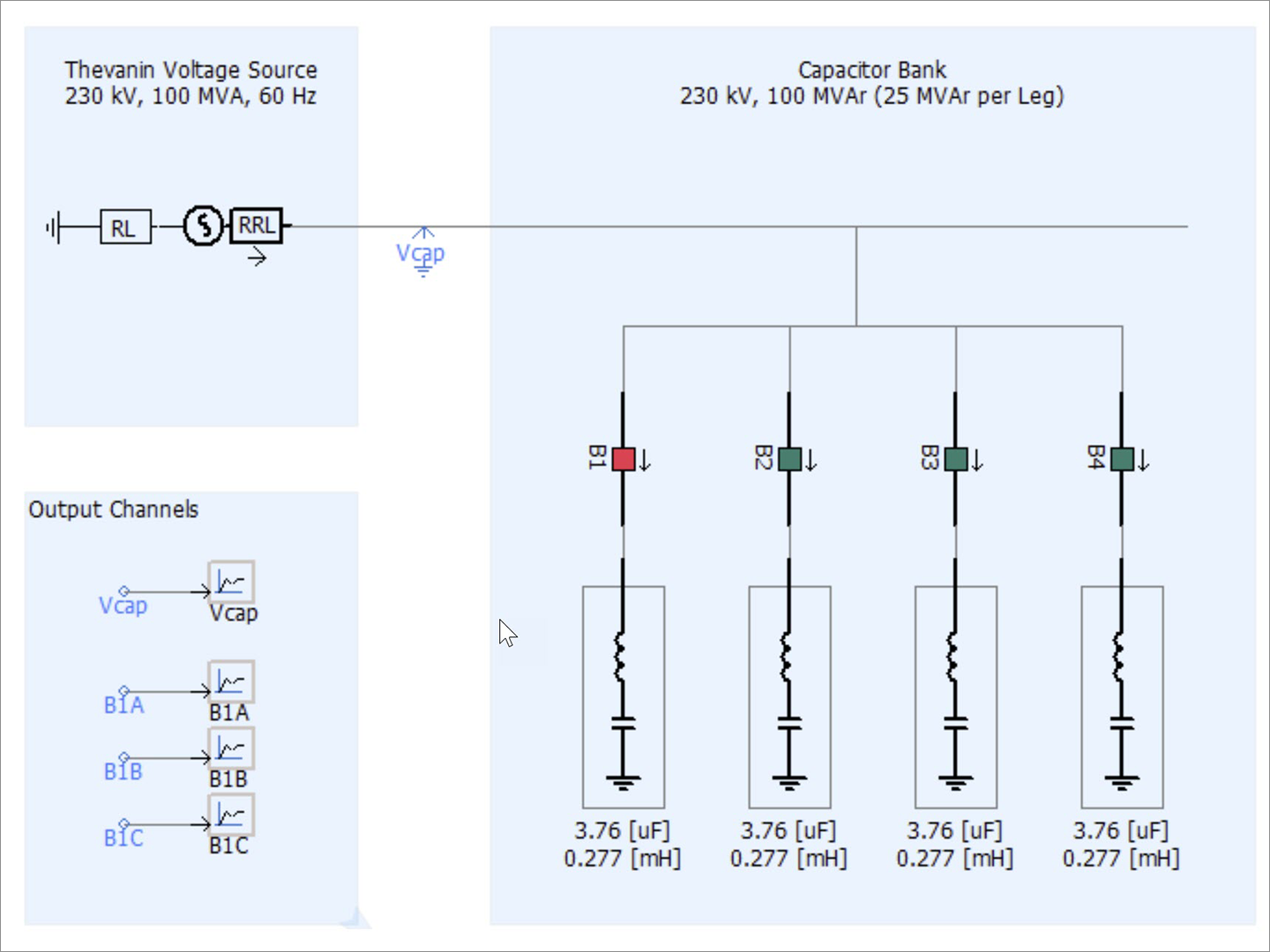 eMT Capacitor Switching