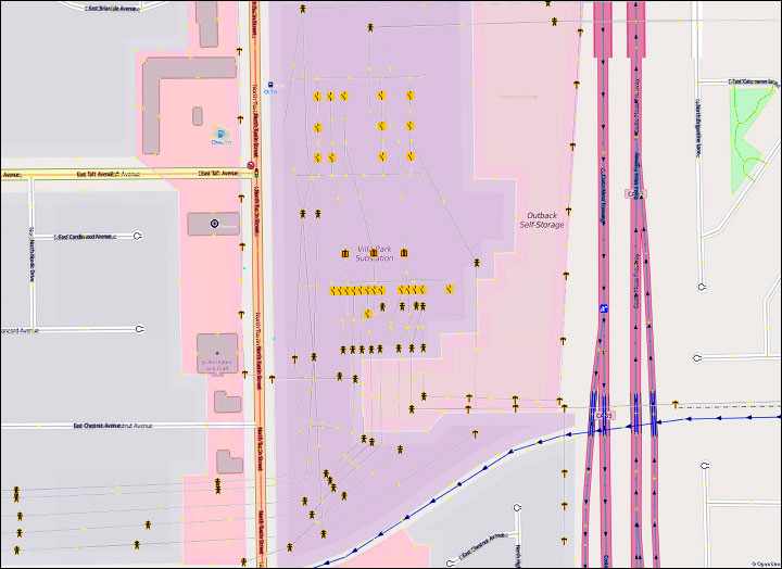 Geospatial Transmission Electrical Diagram GIS