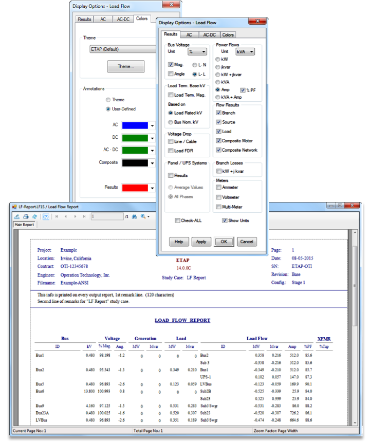 Load Flow Software Calculation