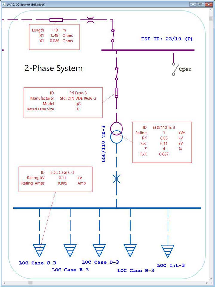 Electrical Single-Line Diagram | Intelligent One Line Diagram | ETAP