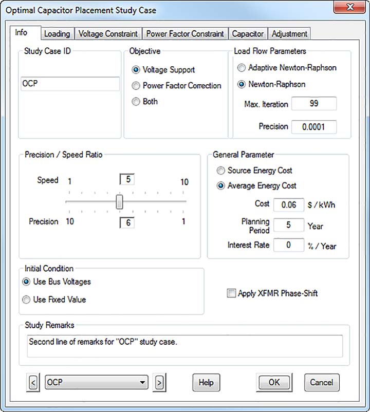 Optimal Capacitor Placement Study Case