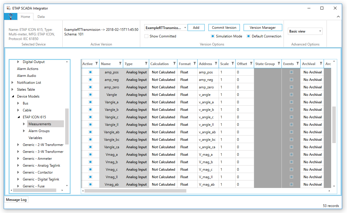 SCADA Integrator SCADA Integrator View