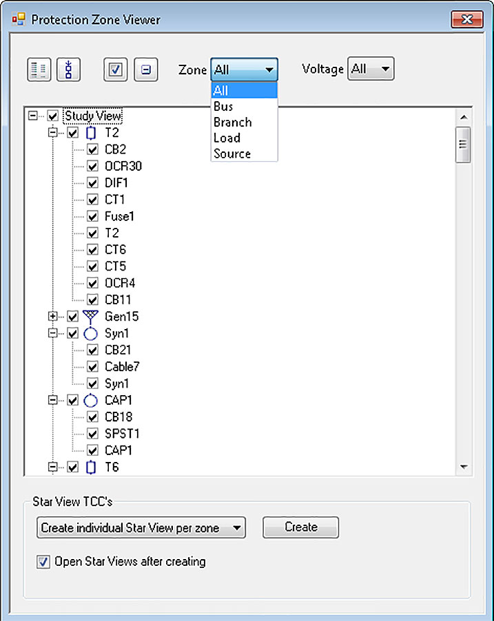 ETAP Protection Zone Viewer