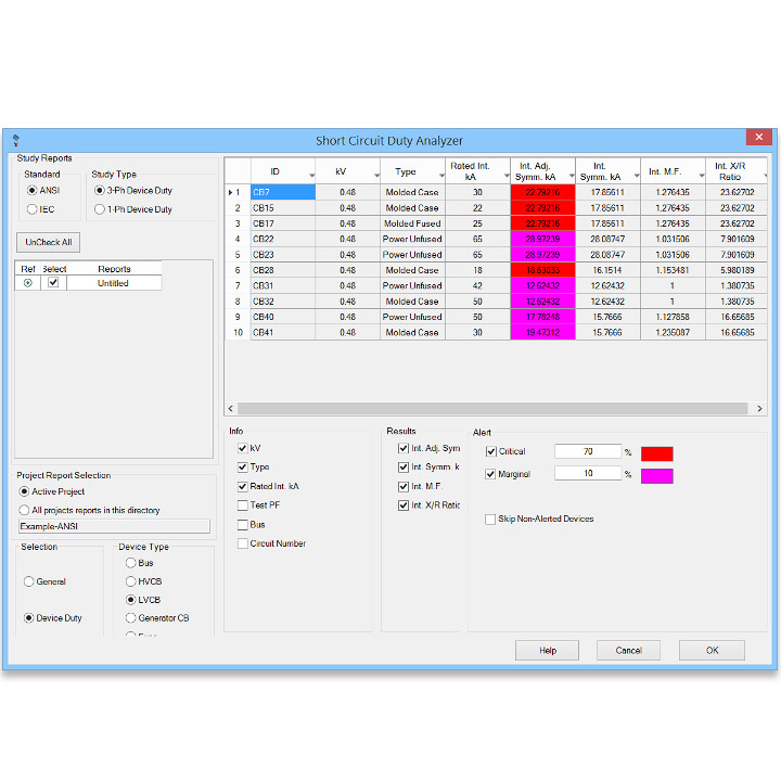 Short Circuit Analysis Short Circuit Software ETAP