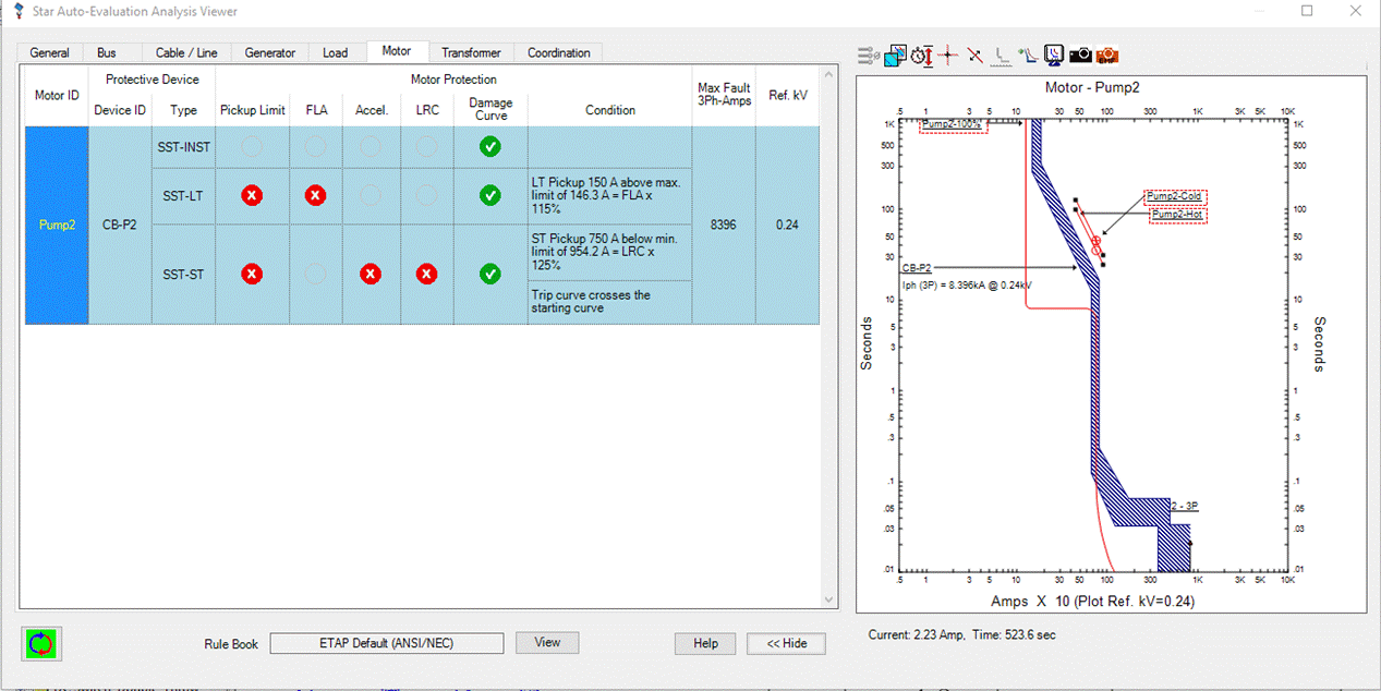 Example of how to use Star Auto-Evaluation using the Analysis viewer and adjusting ST pickup