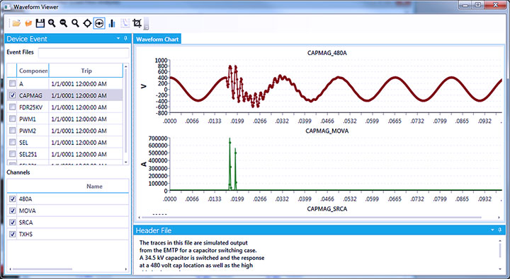 eSCADA Waveform Viewer