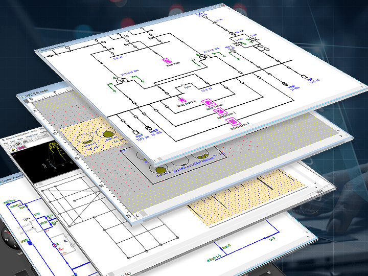 Electrical Single-Line Diagram & Power Network Modeling