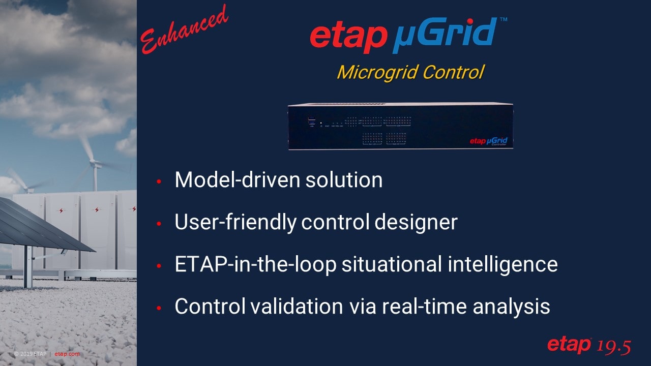 ETAP 19.5 Release |Integrated Power Analysis & Operation Technologies