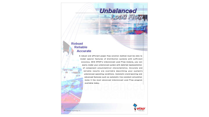 Unbalanced Load Flow