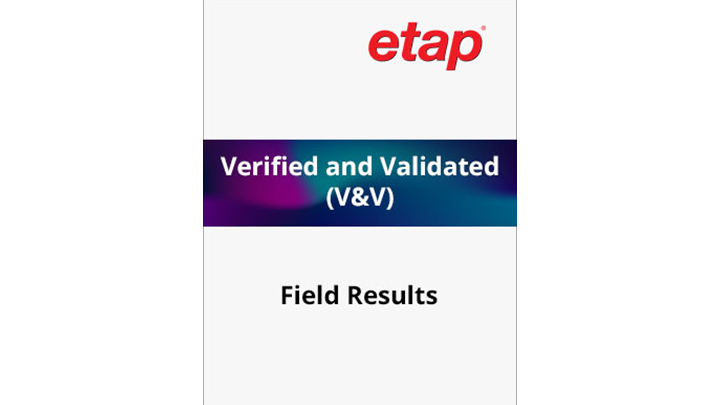 Comparison of ETAP Load Flow Results Against a Published Example Case #2