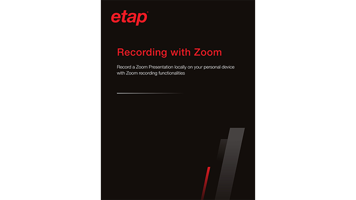 ETAP Zoom Recording Guidelines 2024