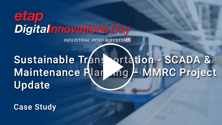 Sustainable Transportation - SCADA & Maintenance Planning – MMRC Project Update