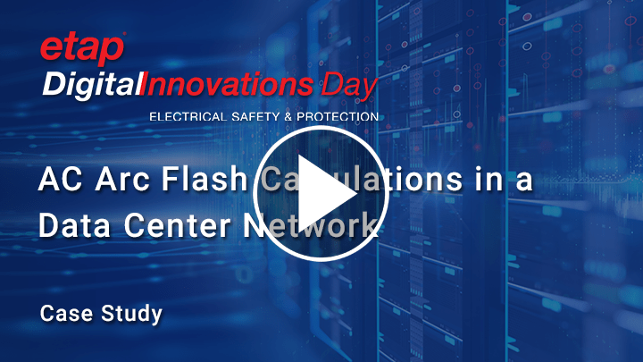 AC Arc Flash Analysis for a Datacenter Network in Italy to determine the PPE for Workers using ETAP