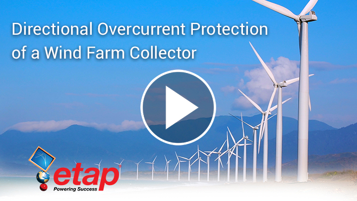 Directional Overcurrent Protection of a Wind Farm Collector