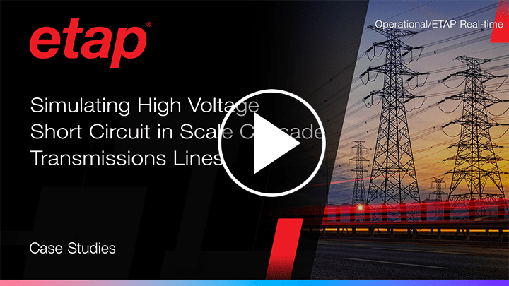How to Simulating High Voltage Short Circuit in Scale Cascade Transmissions Lines